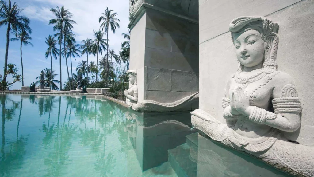 Leisure pool at Kamalaya
